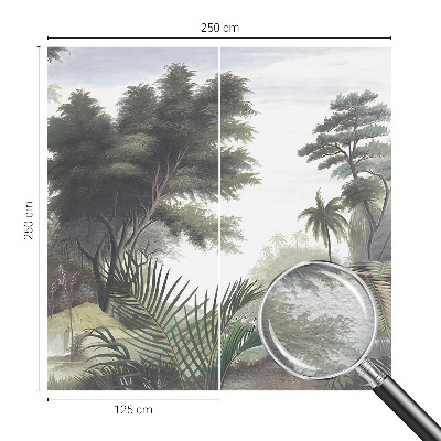 Papel de parede para sala Paisagem exótica
