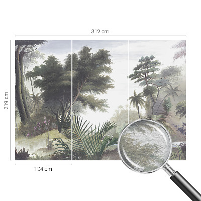 Papel de parede para sala Paisagem exótica