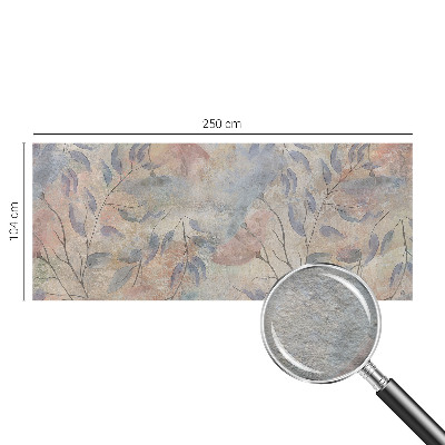 Papel de parede para sala Folhas abstratas