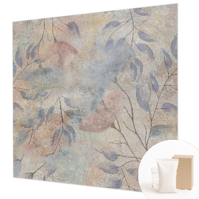 Papel de parede para sala Folhas abstratas
