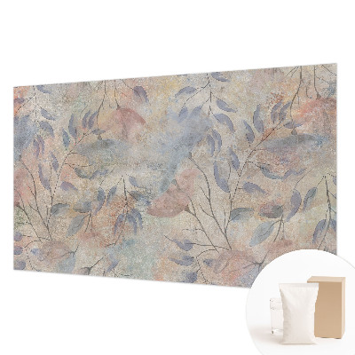 Papel de parede para sala Folhas abstratas