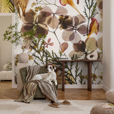 Papel de parede para quarto Composição natural