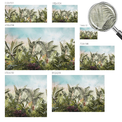 Papel de parede decorativo Paraíso tropical