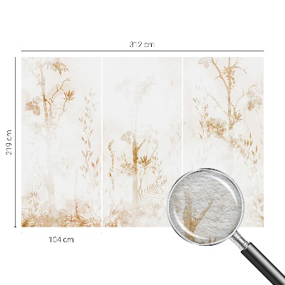 Papel de parede para sala Elegância botânica