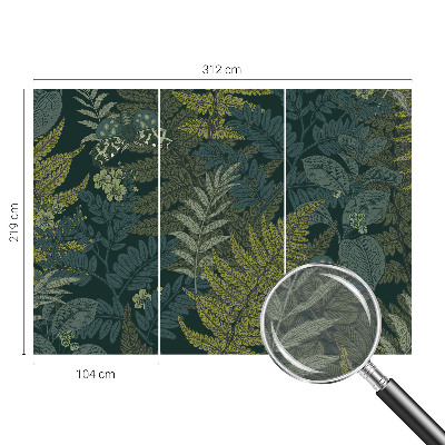 Mural fotográfico Elegância verde