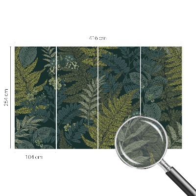 Mural fotográfico Elegância verde