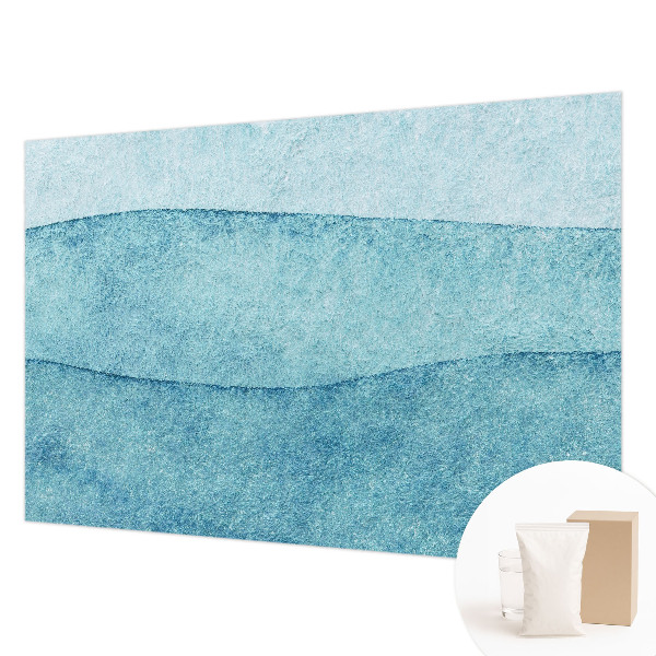 Papel de parede decorativo Ondas azuis