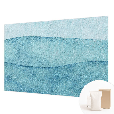 Papel de parede decorativo Ondas azuis