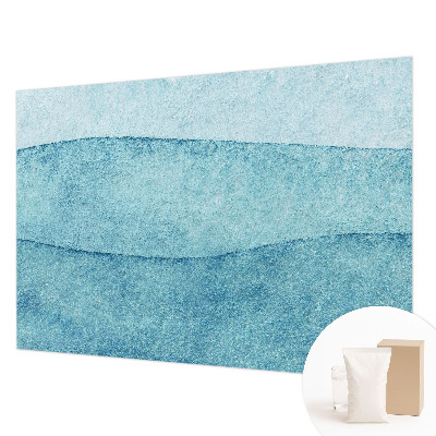 Papel de parede decorativo Ondas azuis