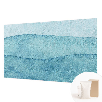 Papel de parede decorativo Ondas azuis