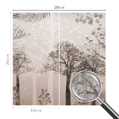 Papel de parede Árvores delicadas