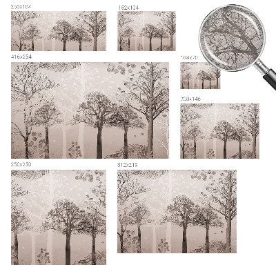 Papel de parede Árvores delicadas