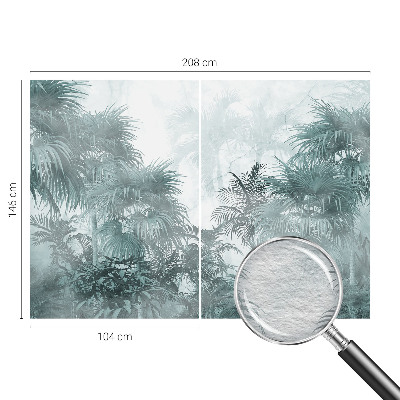 Papel de parede para quarto Verde exótico