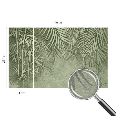 Papel de parede decorativo Paraíso de bambu