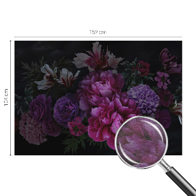 Mural de fotos na parede Elegância floral