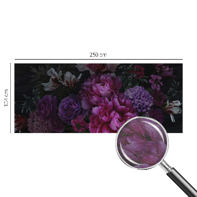 Mural de fotos na parede Elegância floral