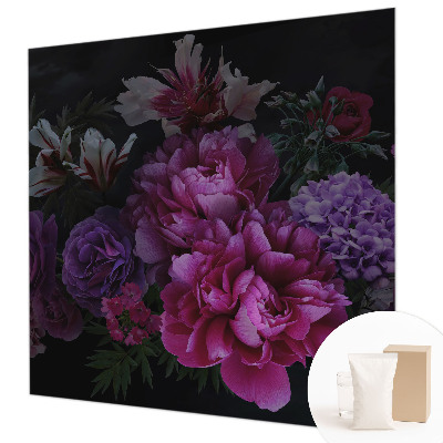 Mural de fotos na parede Elegância floral