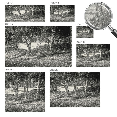 Fotomural Uma paisagem tranquila