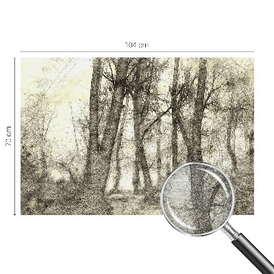 Papel de parede para sala Melancolia da Floresta