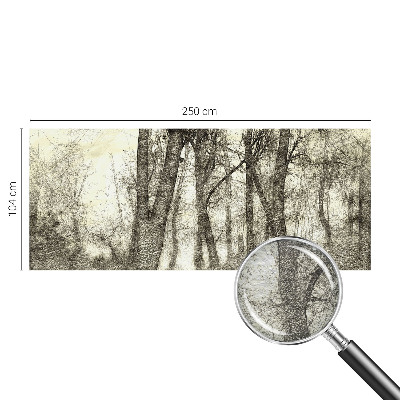 Papel de parede para sala Melancolia da Floresta