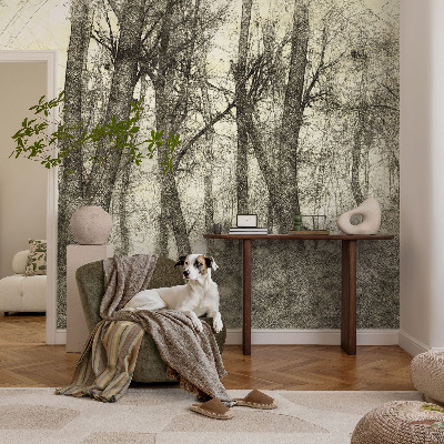 Papel de parede para sala Melancolia da Floresta