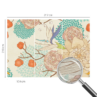 Papel de parede para quarto Fantasia floral