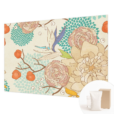 Papel de parede para quarto Fantasia floral