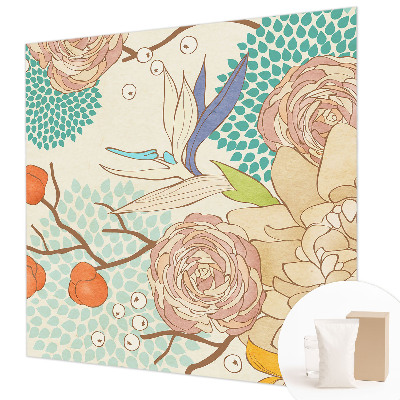 Papel de parede para quarto Fantasia floral