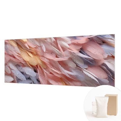 Papel de parede decorativo Penas em tons pastel