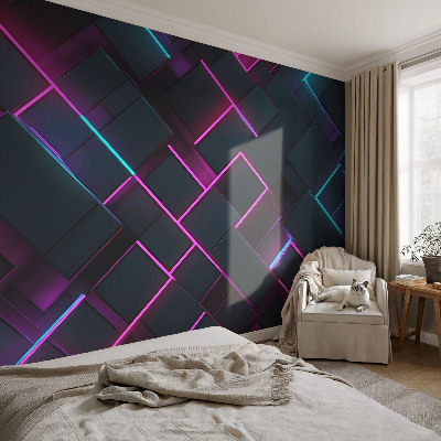Mural fotográfico Geometria de néon