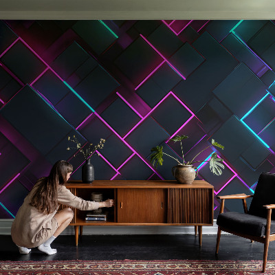 Mural fotográfico Geometria de néon