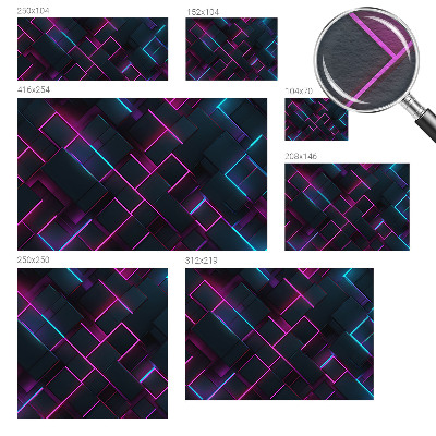 Mural fotográfico Geometria de néon
