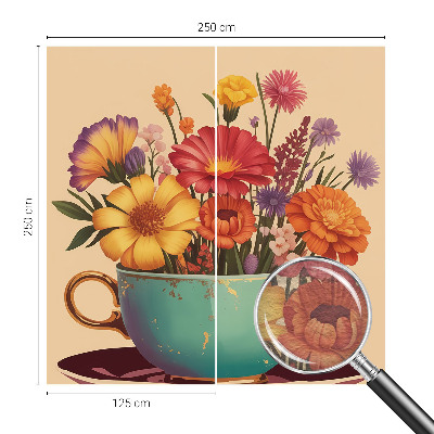 Papel de parede fotográfico Um buquê colorido