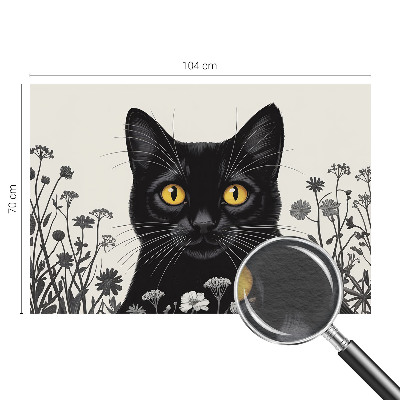 Papel de parede para sala Flores de gato