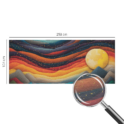 Papel de parede para quarto Montanhas coloridas