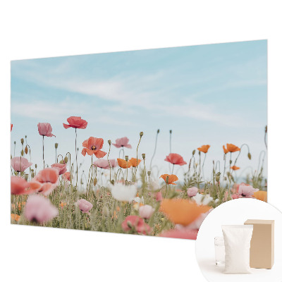 Papel de parede para quarto Flores de papoula