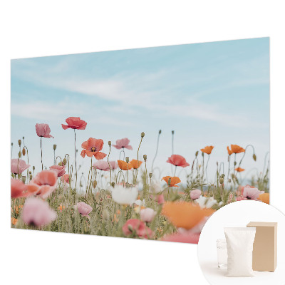Papel de parede para quarto Flores de papoula