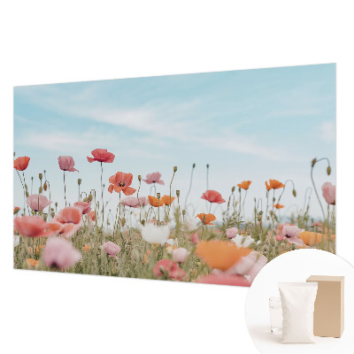 Papel de parede para quarto Flores de papoula