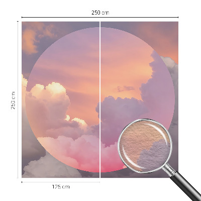 Papel de parede decorativo Nuvens etéreas