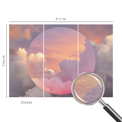 Papel de parede decorativo Nuvens etéreas
