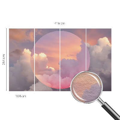 Papel de parede decorativo Nuvens etéreas