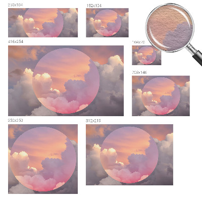 Papel de parede decorativo Nuvens etéreas