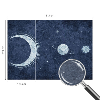 Papel de parede motivo de estrela