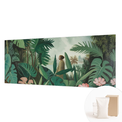 Mural de fotos na parede Selva exótica