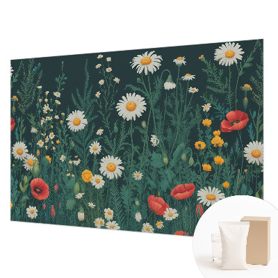 Papel de parede para quarto Flores silvestres