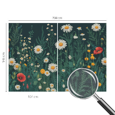 Papel de parede para quarto Flores silvestres