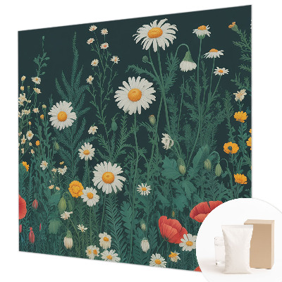 Papel de parede para quarto Flores silvestres