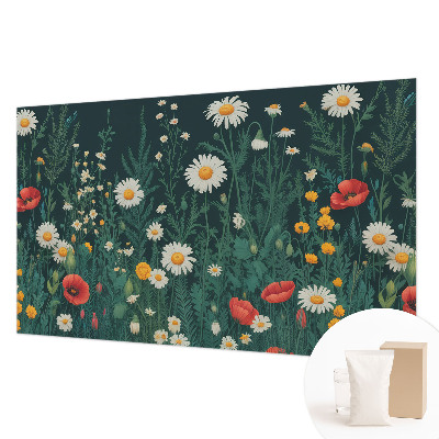 Papel de parede para quarto Flores silvestres