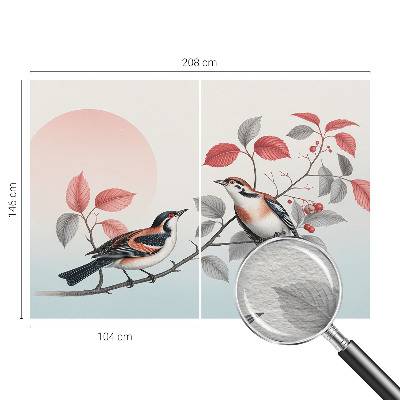 Papel de parede fotográfico Pássaros sentados