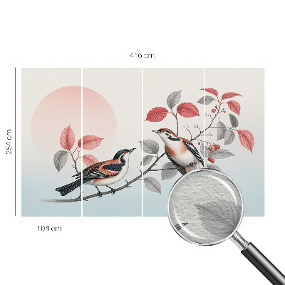 Papel de parede fotográfico Pássaros sentados